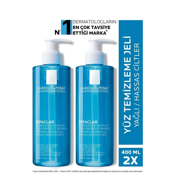 La Roche-Posay Effaclar Gel 400 ml 2'li