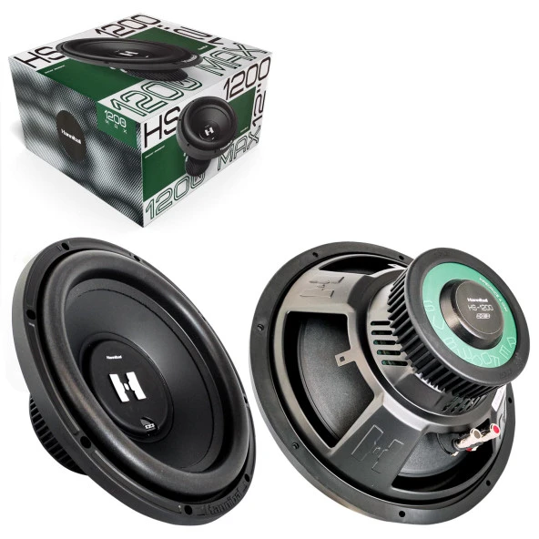 HANNİBAL HS-1200 D4 Oto Bass Subwoofer 30cm 1200 Watt 1 Adet