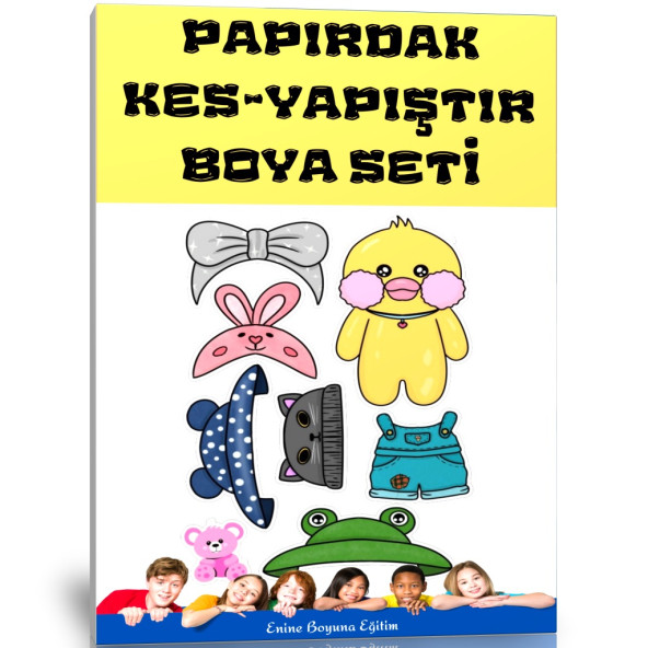 Papırdak KES-Yapıştır Kitap Seti