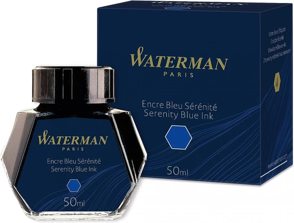 Waterman 50ml Dolma Kalem Mürekkebi Mavi / S0110720