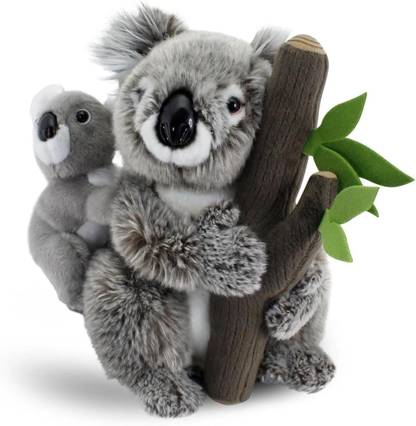 Of The World Ağaçta Yavrulu Koala Peluş Oyuncak, 26cm