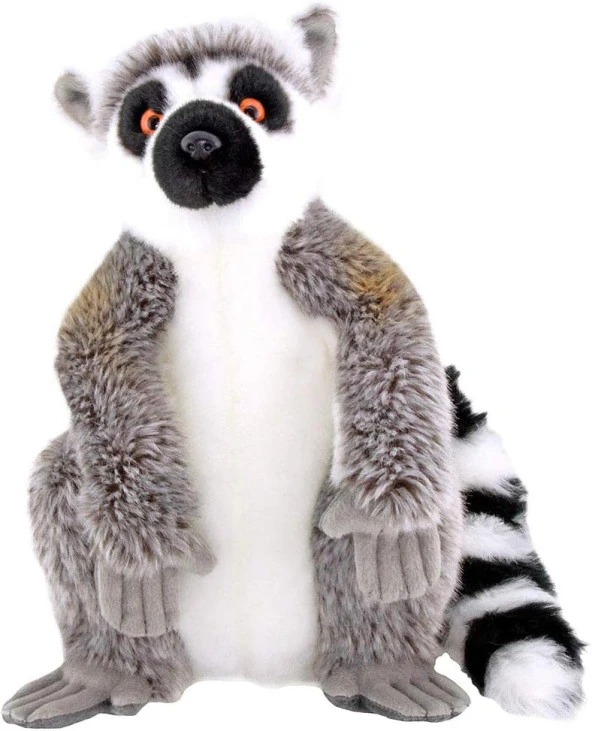 Of The World Oturan Lemur Peluş Oyuncak, 28cm