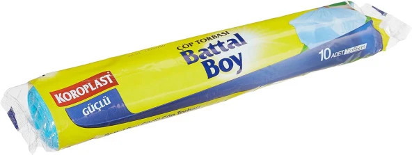 Güçlü Battal Boy 10'lu Çöp Torbası