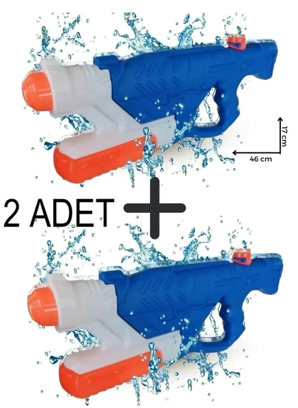 Su Savaşı Eğlencesi Katlansın! 2 Adet Pompalı Su Tabancası