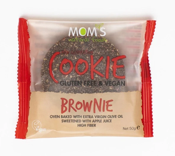 MOM's Glutensiz Vegan Cookie Brownie 50 g