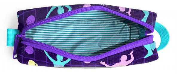 Coral High Mor Voleybol Tek Bölmeli Kalemlik - Kız Çocuk Kalem Çantası - Resim 3