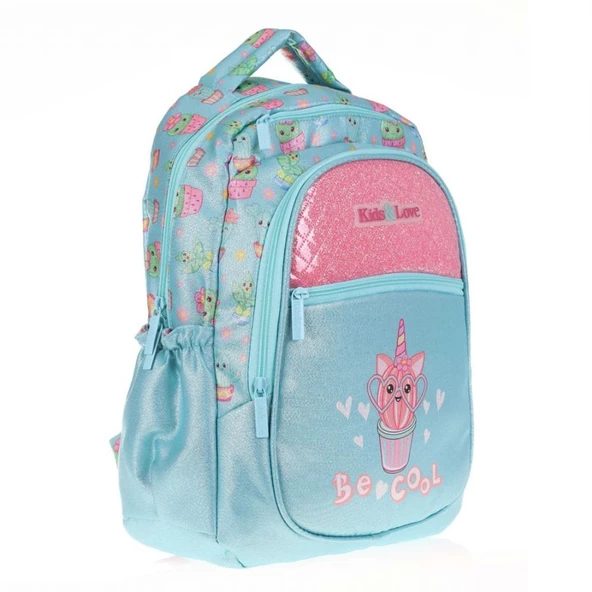 Kaukko Kids Kapitone Kaktüs Kız Çocuk Okul Sırt Çantası