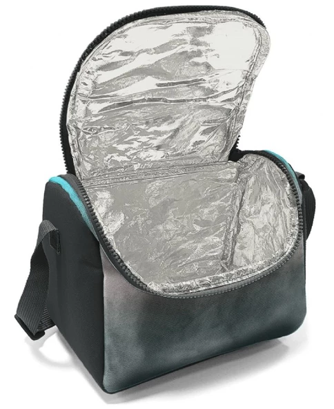 Coral High Turkuaz Gri Batik Üçlü Çekçek Işıklı Tekerlekli Çanta Seti - Erkek Çocuk - Resim 3