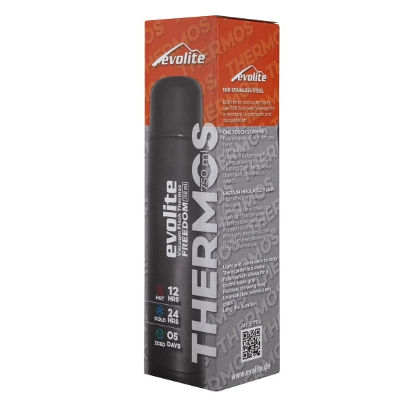 Evolite Freedom Çift Katmanlı 750 ml. Çelik Vacuum Termos - 11
