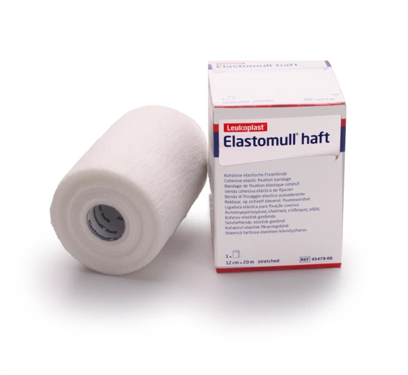 Elastomull Haft LF BSN Fiksasyon Bandajı 12cm x 20m Beyaz