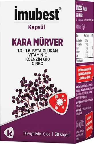 İmubest Kara Mürver 30 Kapsül