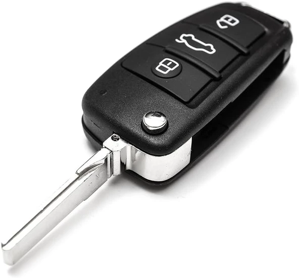 AUDİ TİP AÇMA KAPAMA MERKEZİ KİLİT SETİ SUSTALI ANAHTARLI KUMANDA YENİ MODEL - 2