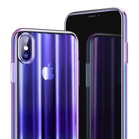Baseus Aurora Case Series iPhone XR Kılıf WIAPIPH61-JG - Resim 6