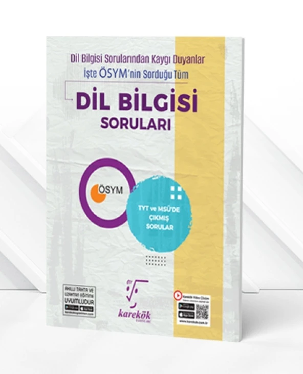 Karekök YKS TYT MSÜ Dil Bilgisi Çıkmış Sorular Karekök Yayınları