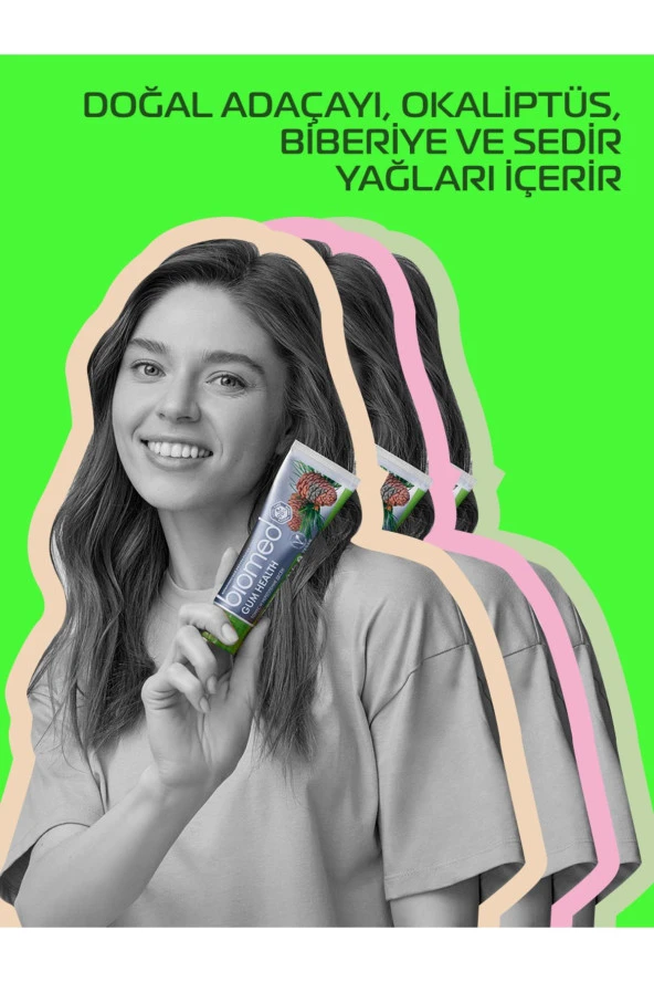 Biomed Gum Health Diş Macunu ( Doğal Bitkisel Vegan Florürsüz ) 100 gr