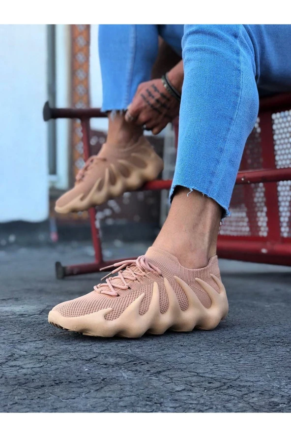 K&A  KA300 Taba Triko Sargı Taban Casual Erkek Ayakkabı