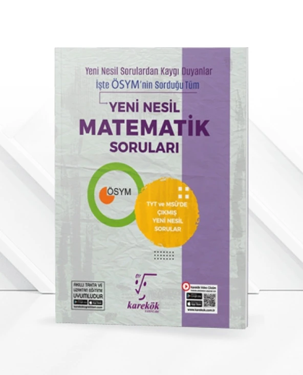 Karekök Yeni Nesil Matematik Soruları Soru Bankası Karekök Yayınları