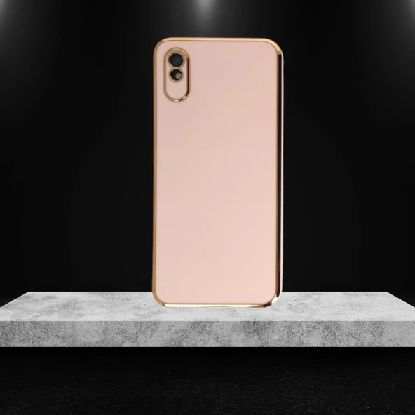 XİAOMİ REDMİ 9A TLP ŞANZELİZE KILIF  ROSE GOLD