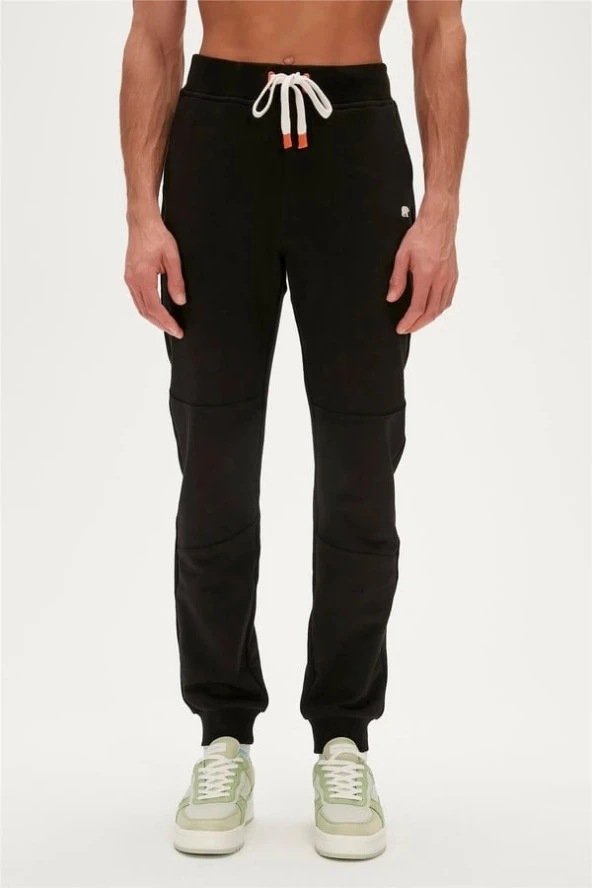 Less Plain SweatPants Siyah Erkek Eşofman Altı