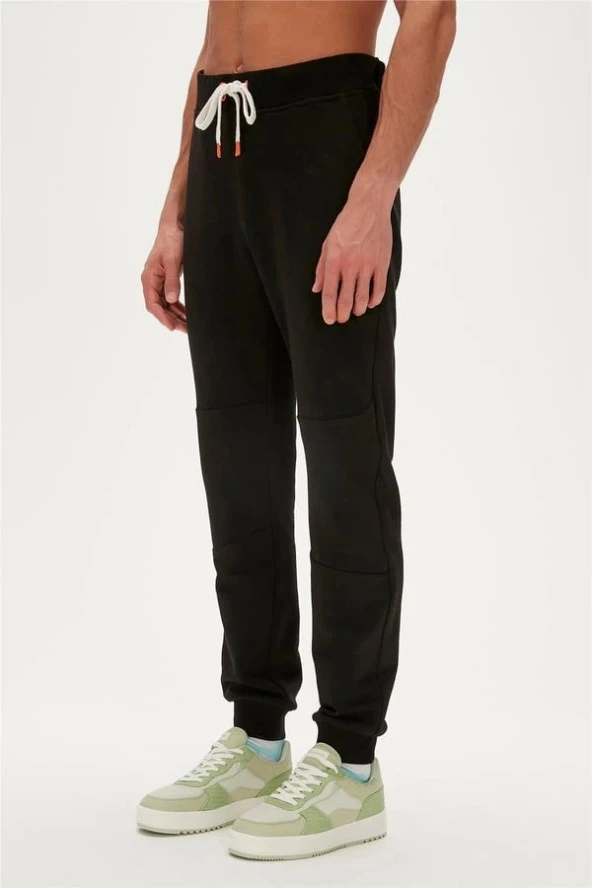 Less Plain SweatPants Siyah Erkek Eşofman Altı - 3