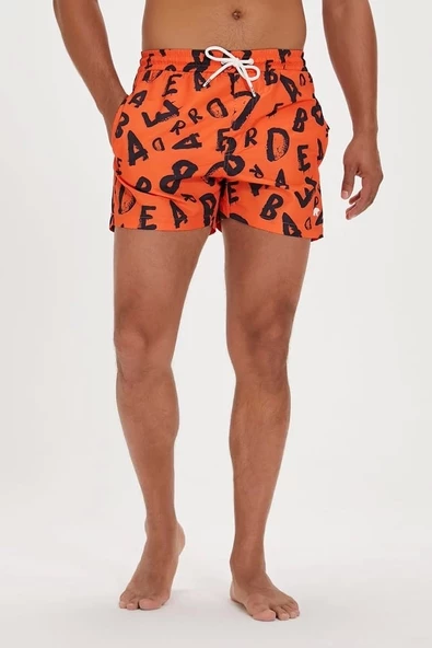 Bad Bear Bling Orange Men's Swimwear - 4