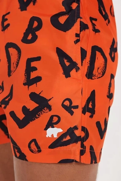 Bad Bear Bling Orange Men's Swimwear - 2