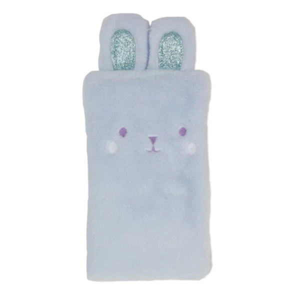 Dolphin Pc-1498 Tavşan Peluş Kalem Çantası - Mavi