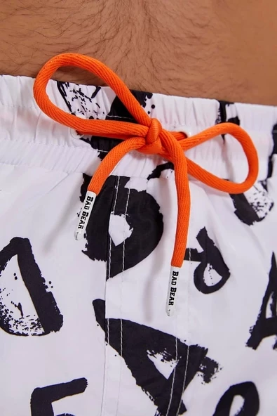 Bad Bear Bling Off-White Men's Swimwear - 2