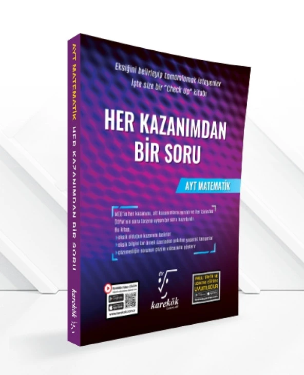 Karekök AYT Matematik Her Kazanımdan Bir Soru Karekök Yayınları