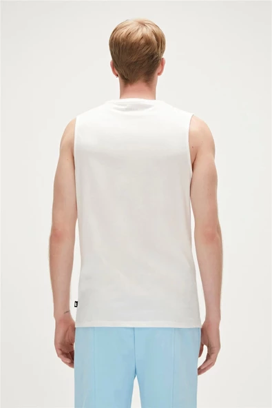 BAD BEAR Rowan Tank-Top Off-White Beyaz Erkek Atlet - 5