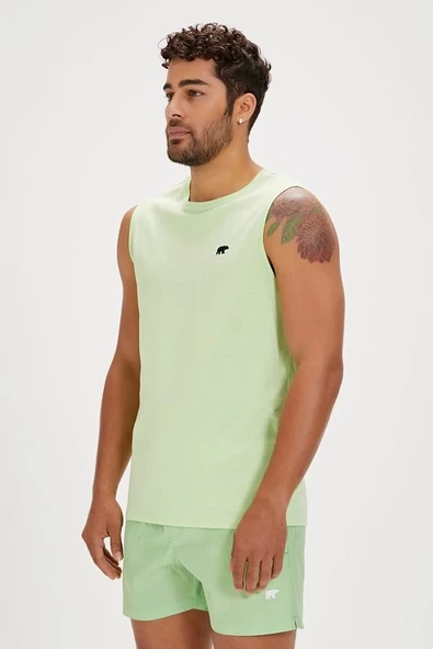 Bad Bear Rowan Yeşil İncir Erkek Atlet - 2