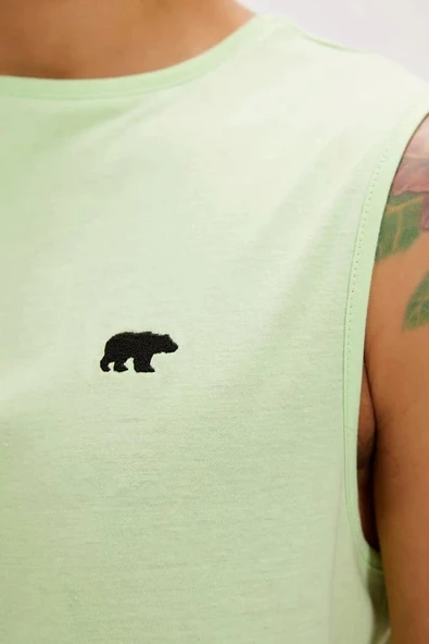 Bad Bear Rowan Yeşil İncir Erkek Atlet - 3