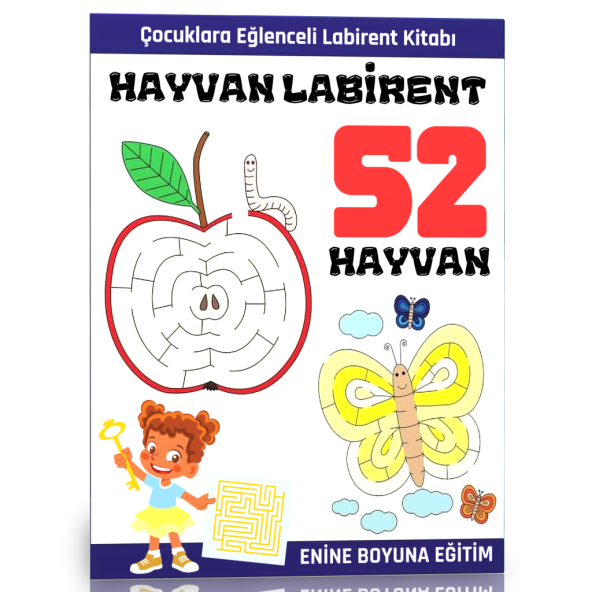 Hayvan Labirent Kitabı (52 Süper Hayvan)