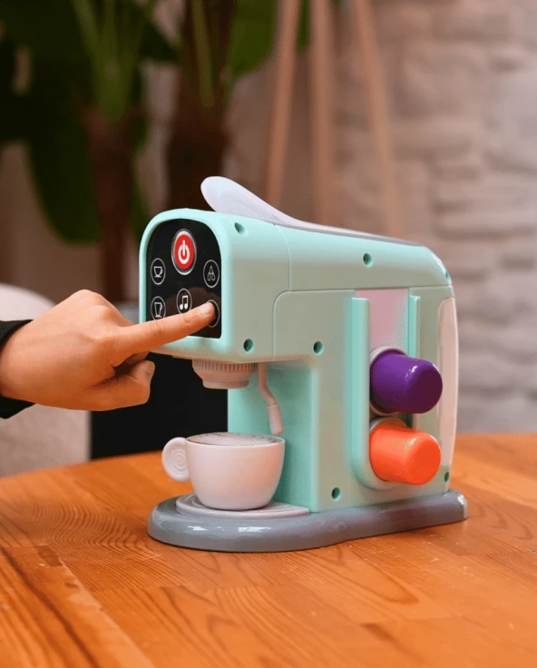 ENFAL Let's Be Child Dokunmatik Ekranlı ve Sesli Oyuncak Kahve Makinesi LC-30990 - Resim 11