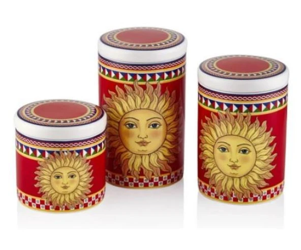 Lamedore Sunshine 3 lü Kavanoz Seti 16 cm-13cm-10cm 1BSF-1902SS