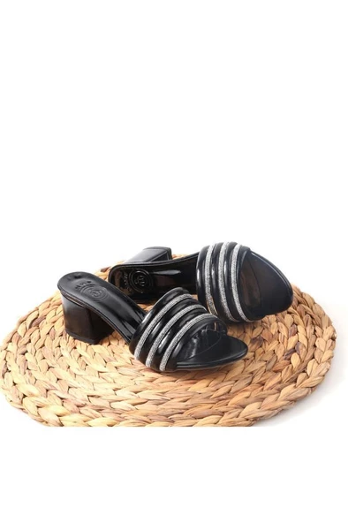 Papuçcity Nhr 02782 5 Cm Topuklu Kadın Abiye Terlik - 6