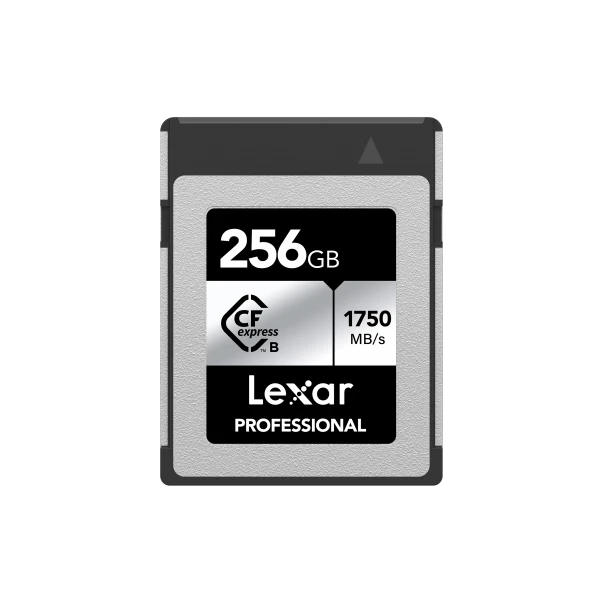 LEXAR 256GB LCXEXSL256G-RNENG CF-EXP PROFESSIONAL CFEXPRESS TYPE B CARD SILVER SERIE UP TO 1750MB/S READ 1300MB/S WRITE