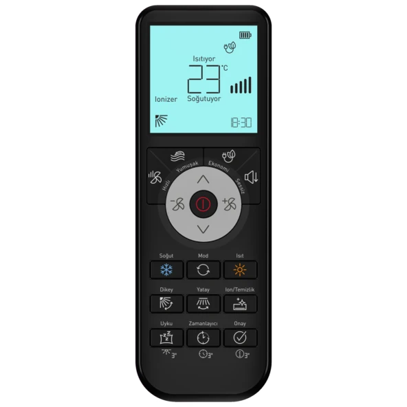 Beko Mirror ProSmart 50960 A++ 9000 BTU Siyah Inverter Duvar Tipi Klima - 4