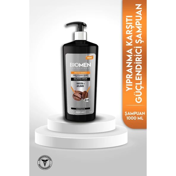 Biomen Professional Kafein&Arjinin Kuru Ve Yıpranmış Saçlar için Şampuan 1000 ml