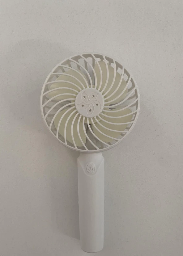 Vantilatör Cep Boyu Sessiz Taşınabilir Mini El Fanı Usb Şarjlı Pervaneli Soğutucu