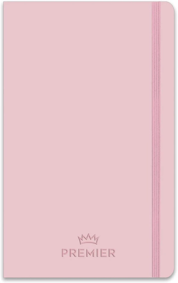 Color 13x21 96 Yaprak Düz Ciltli Premier Defter - Pembe