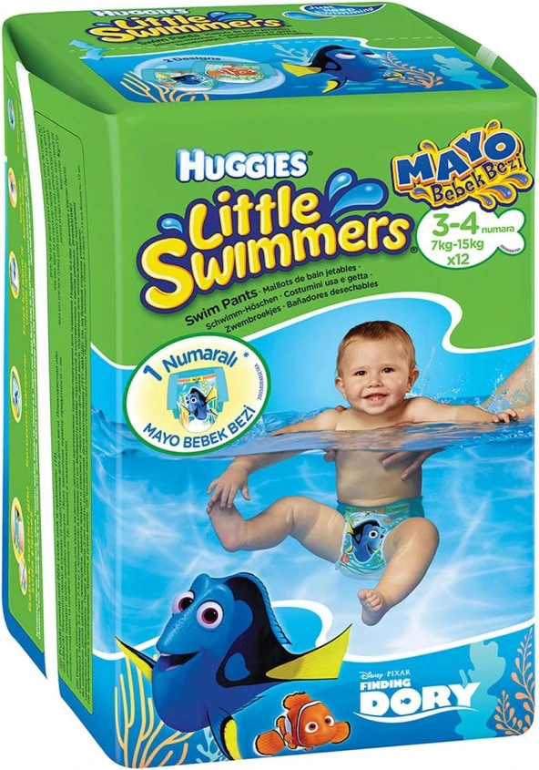 Little Swimmers Mayo Bez 7-15 kg 12'li 1 Paket