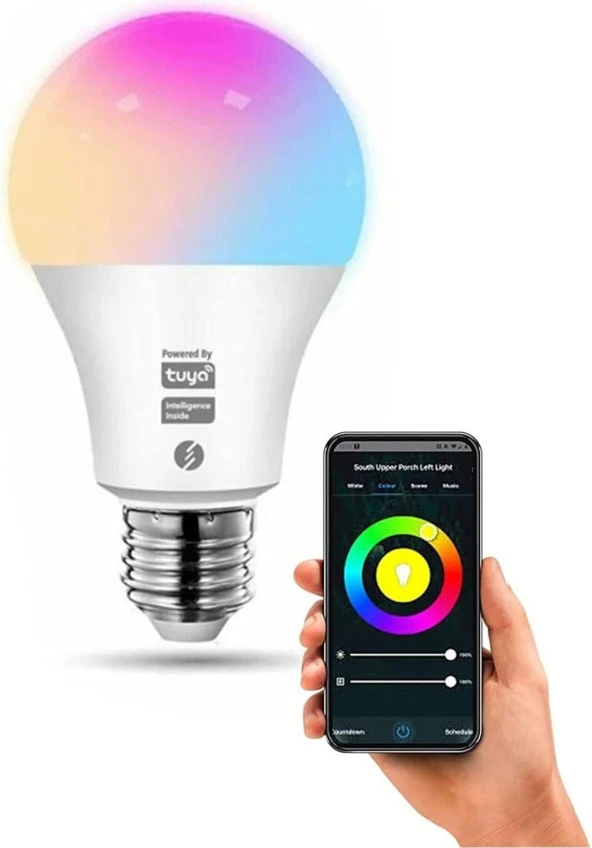 Swapp SL-RGB9 Smart/Akıllı RGB Lamba/Ampul 12W 50Hz 800lm Wifi TUYA Destekli