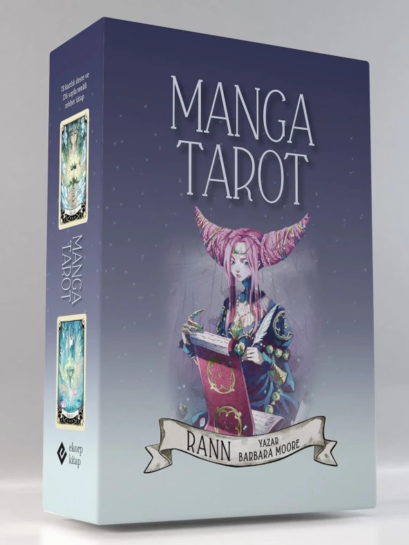 Kitap Manga Tarot Takımı, 78 Kartlık Deste Ve Rehber Kitap 2022, Rann & Barbaramoore