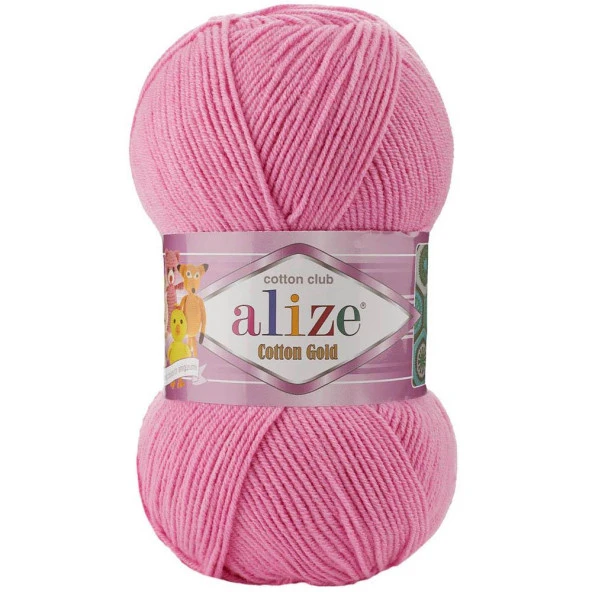 Alize Cotton Gold El Örgü İpi 264 Şeker Pembesi
