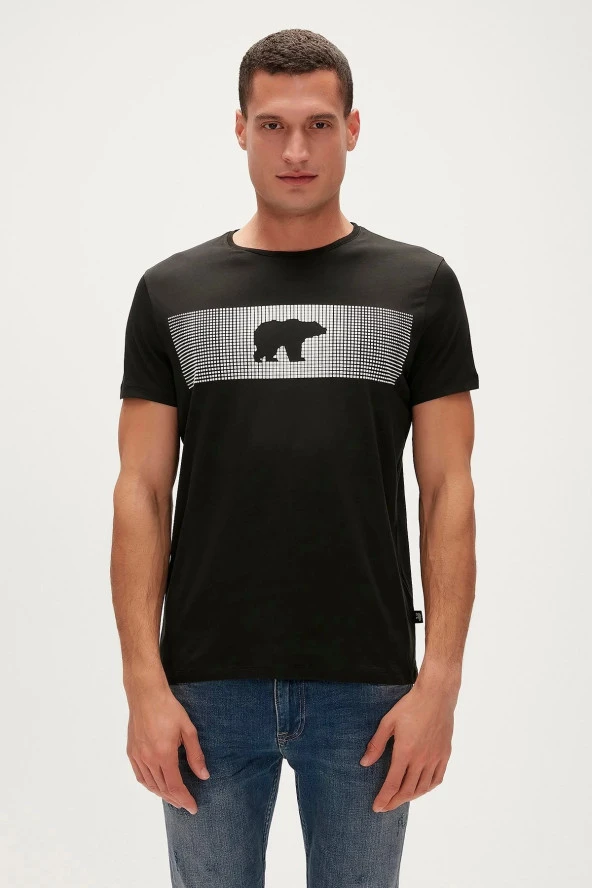 BAD BEAR Fancy Black Men's T-Shirt ürün görseli