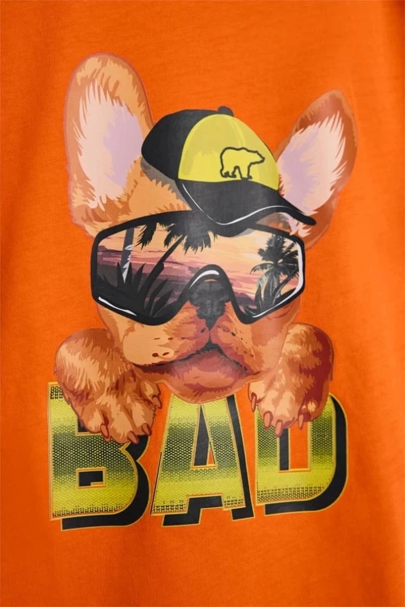 BAD BEAR Spark Turuncu Tişört - 2