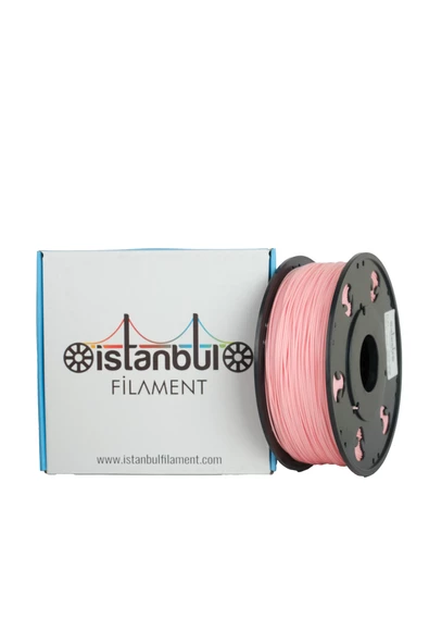 M21 PLA+ PASTEL PEMBE İSTANBUL FİLAMENT 1 KG ÇAP 1,75mm ± 0,05 MM (3D YAZICI KARTUŞU) BAMBU LAB UYUMLU