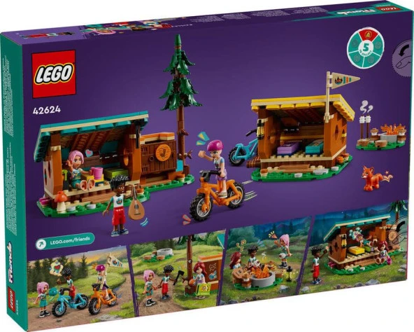 LEGO Friends 42624 Adventure Camp Cozy Cabins - Resim 2
