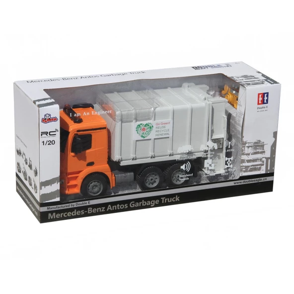 Uzaktan Kumandalı Mercedes Lisanslı Şarjlı Çöp Kamyonu - 2